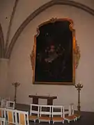 Antiguo retablo de Georg Engelhard Schröder, hoy en la capilla lateral norte