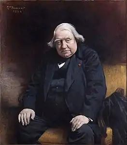 Léon Bonnat. Retrato de Ernest Renan, 1892. Óleo sobre lienzo, 110 x 95 cm.