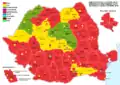 Afiliación política de los presidentes y alcaldes de los consejos de condado