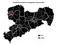 Elecciones estatales de Sajonia de 2014