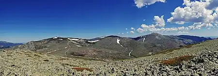 Vista de la Cuerda Larga de la sierra de Guadarrama desde la Maliciosa.