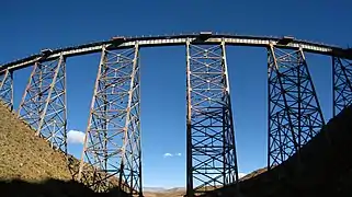 Viaducto La Polvorilla, uno de los principales puntos de perspectiva del Tren a las nubes