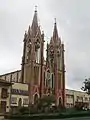 Templo parroquial de La Capilla, santuario de La Virgen de La Candelaria.