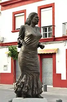 Monumento a La Paquera de Jerez.
