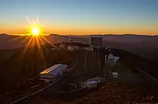 Atardecer en el Observatorio La Silla