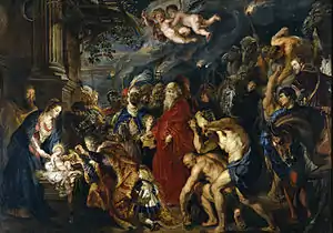 La adoración de los Reyes Magos, de Rubens (1609-1629).