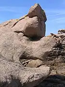 Erosión esculpiendo la roca
