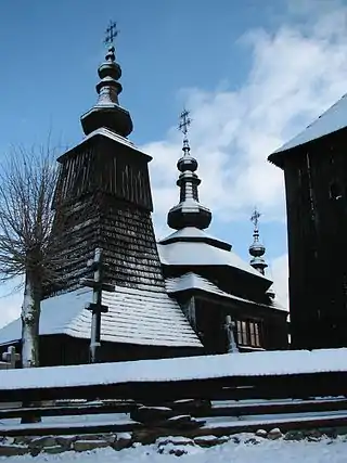 Iglesia greco-católica del Arcángel San Miguel en Ladomirová.