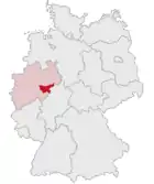 Lage des Hochsauerlandkreises in Deutschland