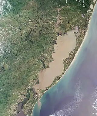 Laguna de los Patos en Brasil