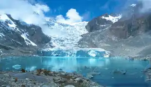 Glaciar de Sorata, Bolivia.
