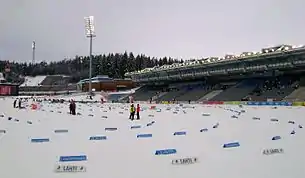Estadio en marzo durante los Salpausselkä Games