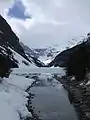 El lago Louise en mayo.