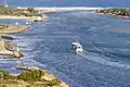 Entrada a los lagos de Gippsland en Lakes Entrance