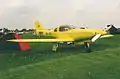 Lancair 320 (HB-YFR) en el Aeropuerto de Cranfield.