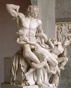 Laocoonte y sus hijos, de origen discutido.