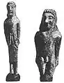 Estatuas dedicatorias encontradas en el yacimiento del Lapis Niger.