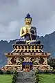 Gran estatua de Gautama Buddha en Buddha Park de Ravangla, Sikkim