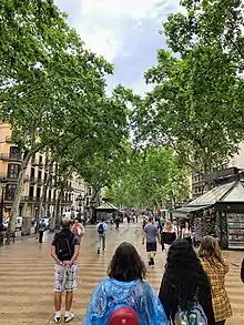 Paseo en Barcelona