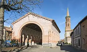 El mercado cubierto.