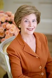 Retrato de Laura Bush