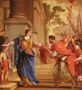 Laurent de La Hyre, Cornelia rechazando la corona de los ptolomeos