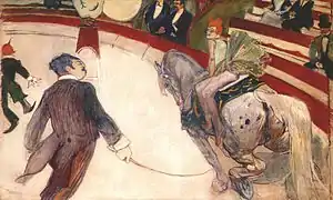 Toulouse-Lautrec, Atracción ecuestre (El circo Fernando)