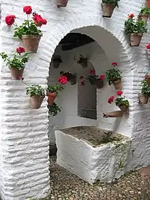Pila del  lavadero de la Posada del Potro, en Córdoba.