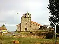 Vista de la iglesia de la Venta de San Vicente.