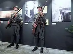 Lazareto en una conmemoración del frustrado ataque del 6 de abril de 1918