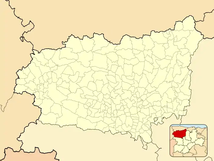 Castropodame ubicada en la provincia de León