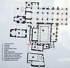 Mapa de la catedral