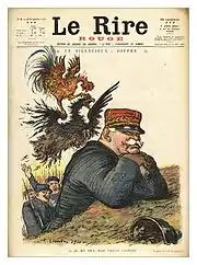 Caricatura de Charles Léandre para la revista Le Rire (19 de diciembre de 1914).