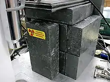 Color plomo de bloques de plomo para protección radioactiva