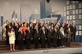 4.ª Cumbre del G20 llevada a cabo en Toronto, Canadá.