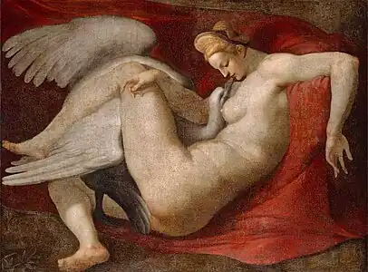 Copia anónima de la National Gallery, tal vez obra de Rosso Fiorentino, Londres
