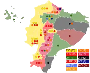 Elecciones legislativas de Ecuador de 1990