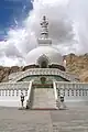 Shanti Stupa, construido en 1983 por japoneses