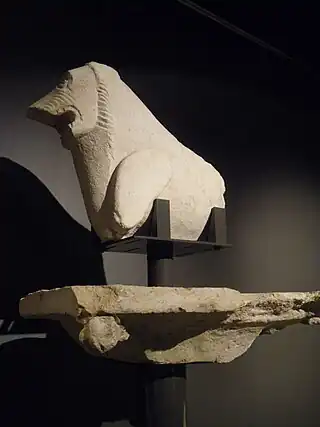León de Coy. Escultura ibérica procedente de Coy (Lorca).