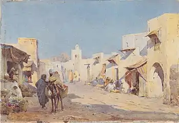 Bedouin Village, (1887)