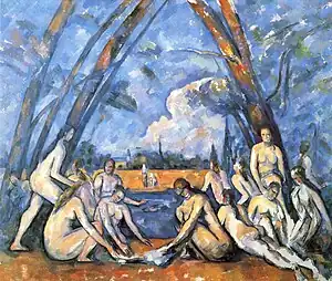 Las grandes bañistas (Cezanne, Filadelfia)