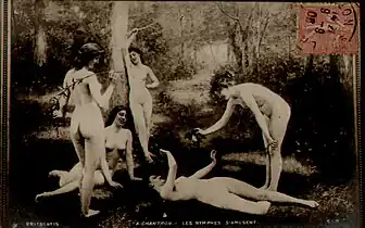 Alexandre Jacques Chantron, "Las ninfas se divierten"; 1918.