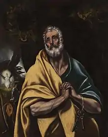 El Greco: Las lágrimas de san Pedro, c-1595-1614