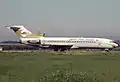 El avión accidentado fotografiado en abril de 1986.
