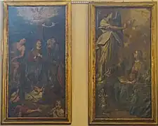 Nacimiento y Anunciación del pintor Francisco Martínez.