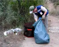 Retiro de basura y escombro en áreas de Quebrada de Córdova