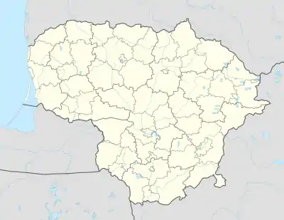 Nida ubicada en Lituania