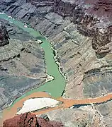 Confluencia de los ríos Pequeño Colorado y Colorado