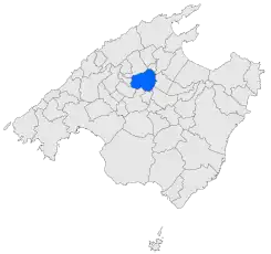 Extensión del municipio en la isla