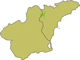 Situación de la Sierra de Salinas.